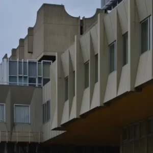 Brutalist route architecture prague converted